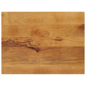 vidaXL Dessus de table 90x60x2 5 cm rectangulaire bois massif manguier