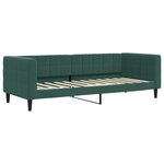 vidaXL Lit de repos vert foncé 80x200 cm velours