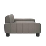 vidaXL Canapé pour enfants taupe 90x53x30 cm tissu