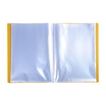 Protège-documents polypropylène souple 24 x 32 cm* - 100 vues  - jaune