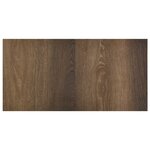 vidaXL Dalles de plancher autoadhésives 55 Pièces PVC 5 11 m² marron