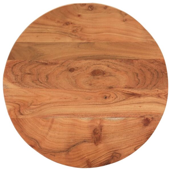 vidaXL Dessus de table Ø40x3 8 cm rond bois massif d'acacia