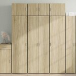 vidaXL Buffet haut chêne sonoma 70x42 5x185 cm bois d'ingénierie