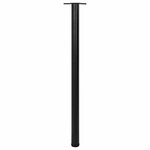 vidaXL 4 pieds de table réglables en hauteur Noir 1100 mm