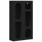 vidaXL Armoire suspendue Noir 59 x 20 x 100 cm Bois d'ingénierie