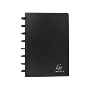 Exacompta : Porte-Cartes de Visite Anneaux 14.5x21cm (A5) Pochettes détachables