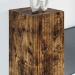 vidaXL Meuble TV mural Chêne fumé 30 x 31 x 80 cm Bois d'ingénierie