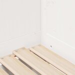 vidaXL Lit de jour avec gigogne et tiroirs sans matelas blanc 80x200cm