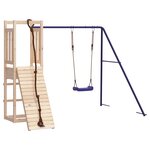 vidaXL Aire de jeux d'extérieur bois de pin massif