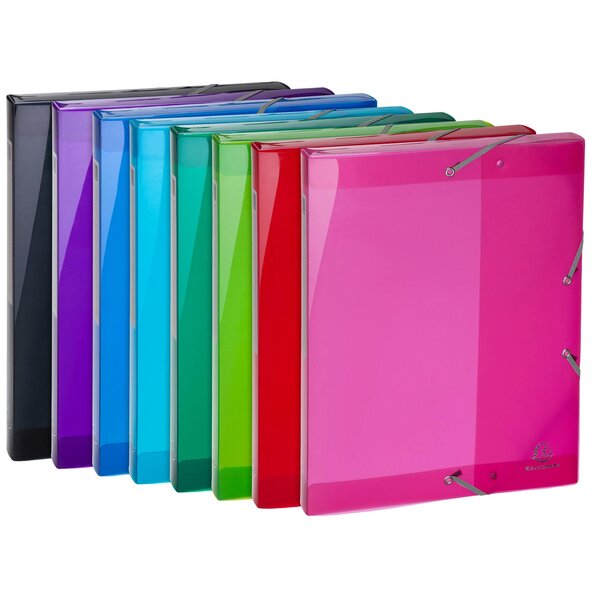 Boite De Classement En Polypropylène Dos 25mm Iderama Pp - A4 - Couleurs Assorties - Exacompta