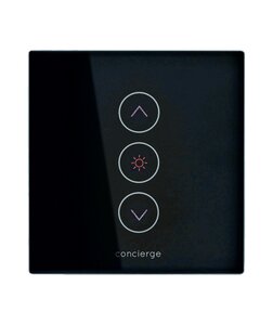 Concierge versailles "black edition" - interrupteur-variateur connecté au wi-fi (pilotage des lumières)