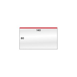 Gaines de protection 140 x 80 mm pour billets de banque.