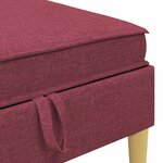 vidaXL Sofa avec rangement Tissu