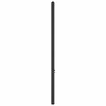 vidaXL Tête de lit de remplacement métal noir 75 cm