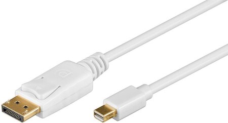 Câble DisplayPort vers Mini DisplayPort Goobay 2m M/M (Blanc)