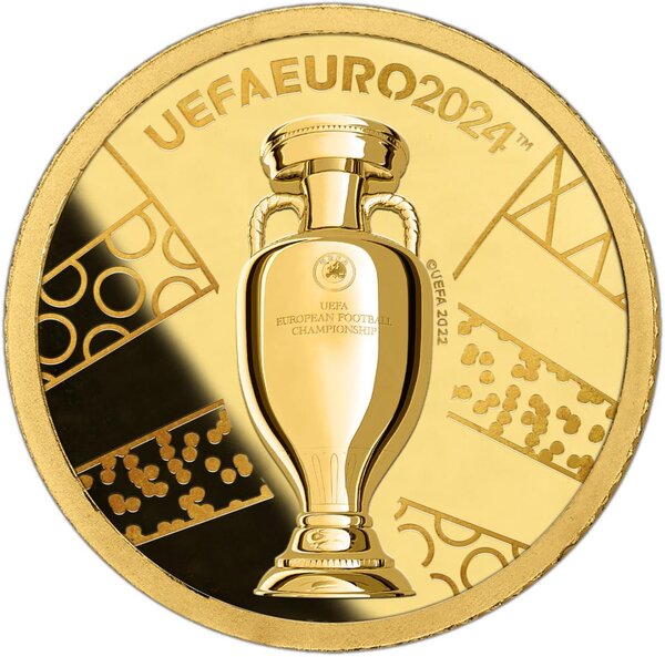 Pièce de monnaie en Or 10 Dollars g 0.5 Millésime 2024 Small Gold Coin TROPHY