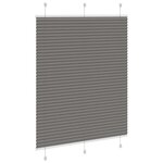 vidaXL Store plissé anthracite 105x100 cm largeur du tissu 104 4 cm