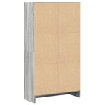 vidaXL Bibliothèque sonoma gris 60x24x109 cm bois d'ingénierie