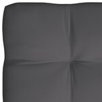 vidaXL Coussins de canapé palette 7 Pièces Anthracite