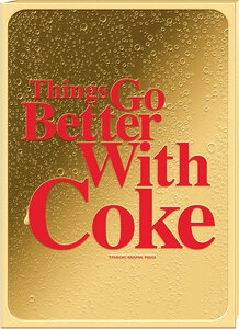 Pièce de monnaie en Or 3000 Francs g 0.062 (1/500 oz) Millésime Through the Decades BETTER WITH COKE COCA COLA