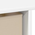 vidaXL Bureau Blanc Bois d'ingénierie 100 x 40 x 75 cm