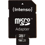 Carte mémoire intenso micro sd uhs i professionnel 16 go