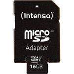 Carte mémoire INTENSO micro SD UHS I Professionnel 16 Go