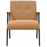 vidaXL fauteuil Beige 59 x 75 x 78 cm