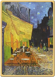 Monnaie CAFE TERRACE AT NIGHT Vincent Masterpieces Van Gogh 1/500 Oz Or 1$ Tokelau 2022