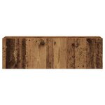 vidaXL Ensemble de meuble TV mural 7 Pièces vieux bois bois d'ingénierie