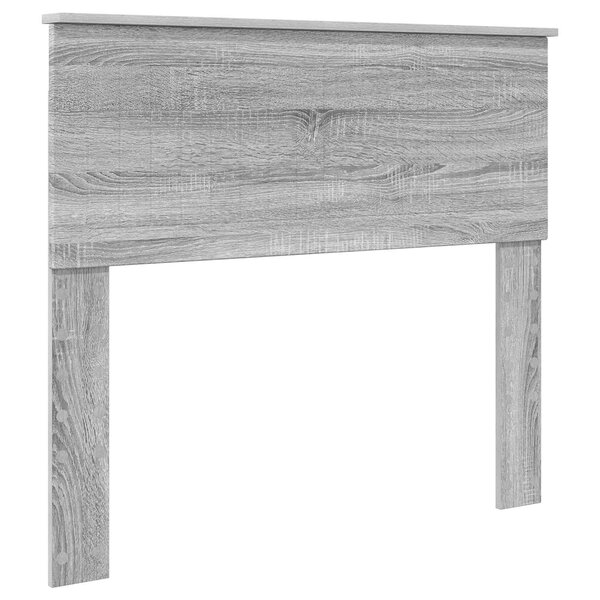 vidaXL Tête de lit Gris Sonoma 100 cm Bois d'ingénierie