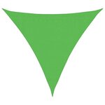 vidaXL Voile d'ombrage 160 g/m² Vert clair 3 6x3 6x3 6 m PEHD