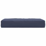 vidaXL Coussin de palette bleu marine 60x60x9 5 cm tissu oxford