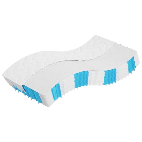 vidaXL Matelas à ressorts ensachés dureté moyenne 70x200 cm