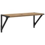 vidaXL Étagères Murales 2 Pièces Chêne artisanal 60 x 25 x 25 5 cm