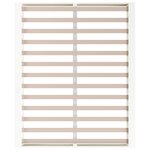 vidaXL Cadre de lit sans matelas blanc 120x200 cm bois massif