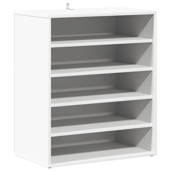 vidaXL Armoire à chaussures Blanc 60x35x70 cm Bois d’ingénierie