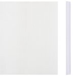 vidaXL Écrans d'intimité de jardin 4 Pièces PVC 35x0 19 m Blanc