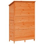 vidaXL Abri de jardin Marron 106 5 x 56 x 176 cm Bois de Sapin Massif