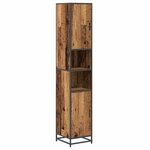 vidaXL Ensemble de mobilier de salle de bain 3 Pièces Bois ancien