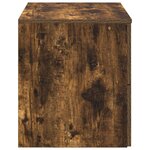 vidaXL Meuble de Salle de Bain Suspendu Chêne fumé 62 5 x 44 5 x 50 cm