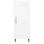 vidaXL Buffet blanc 34 5x34x90 cm bois d'ingénierie