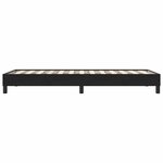 vidaXL Sommier à lattes de lit sans matelas noir 100x210 cm velours