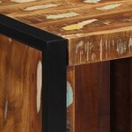 vidaXL Tables de chevet 2 Pièces multicolore 40x35x40cm bois récupération