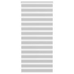 vidaXL Store zèbre gris clair largeur du tissu 105 9 cm polyester