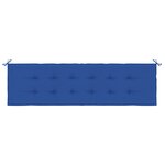 vidaXL Coussin de banc de jardin bleu royal 180x50x3 cm tissu oxford