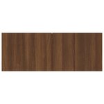 vidaXL Meuble TV chêne marron 80x30x30 cm bois d'ingénierie