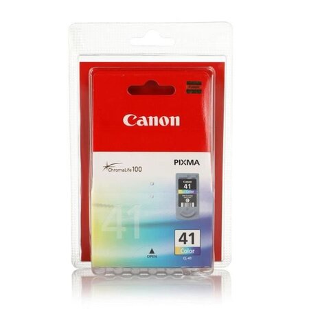 Canon pack de 1 cartouche d'encre  - cl-41 - couleur - capacité standard blister avec alarme