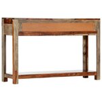 vidaXL Table console avec 3 tiroirs 120x30x75 cm Bois massif