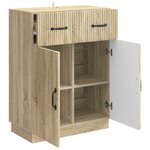 vidaXL Buffet Chêne Sonoma 66 x 34 5 x 87 cm Bois d'ingénierie